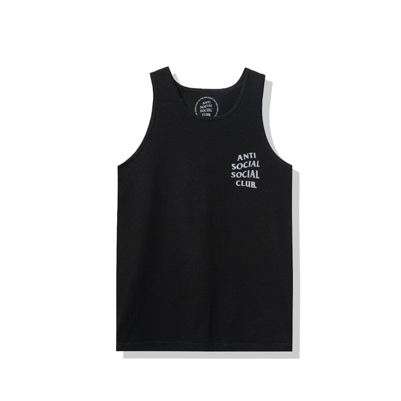 Anti Social Social Club Goodbye Summer Tank Tank Black