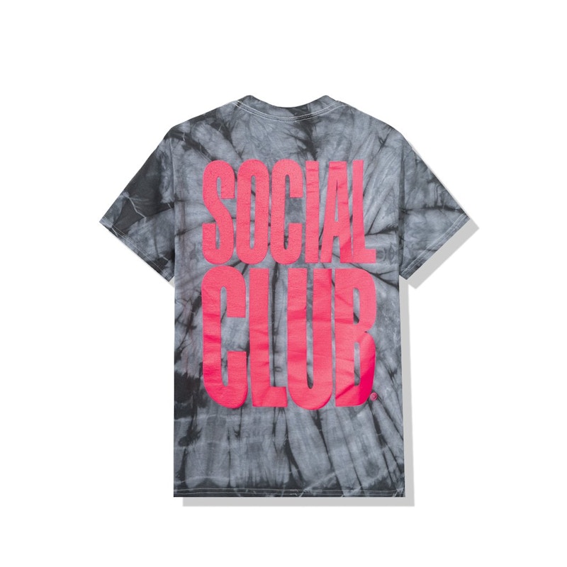 Anti Social Social Club Heatwave Tee Black Tie Dye