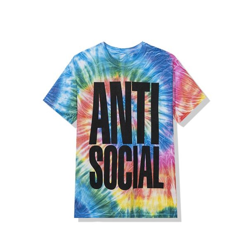Anti Social Social Club Heatwave Tee Rainbow Tie Dye
