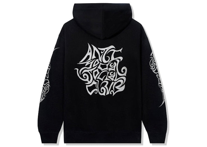 Anti Social Social Club I Get Into It Hoodie Black