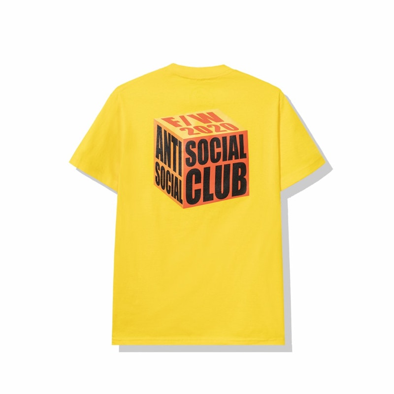 Anti Social Social Club I Wish I Was Wrong Tee Gold