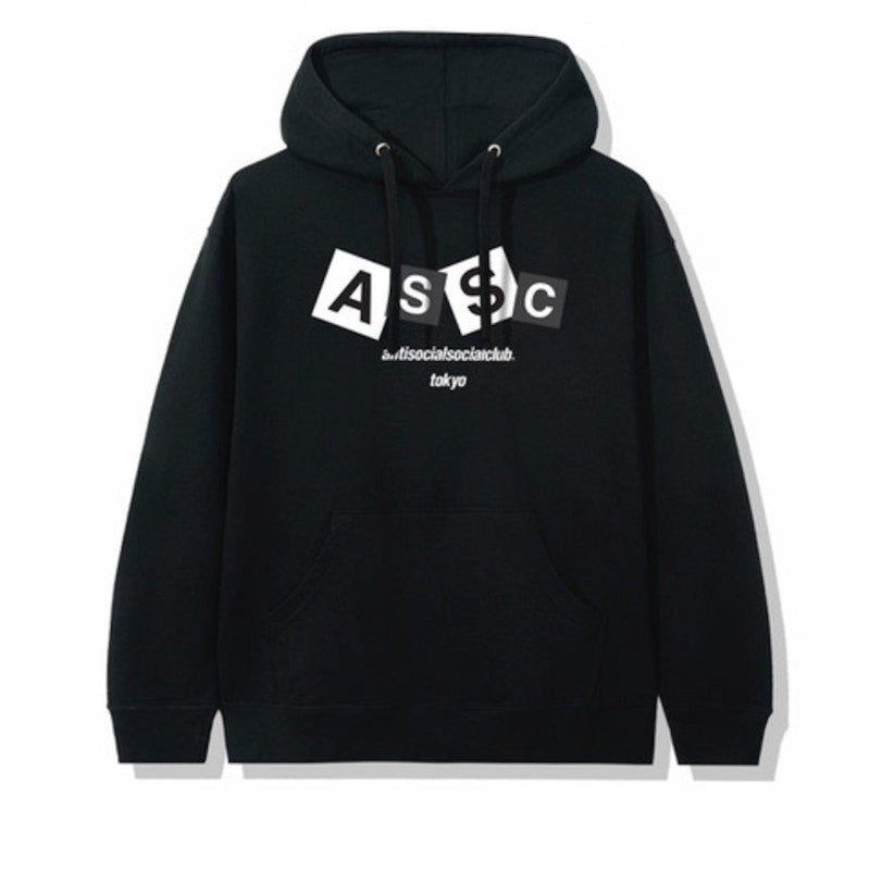 Anti Social Social Club (Japan Only) Angel Hair Hoodie Black