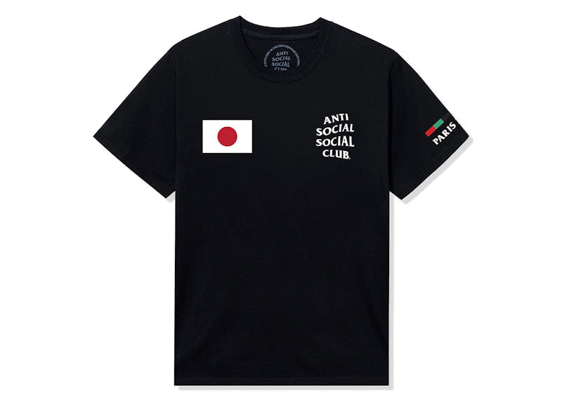 Anti Social Social Club Japan Tee Black