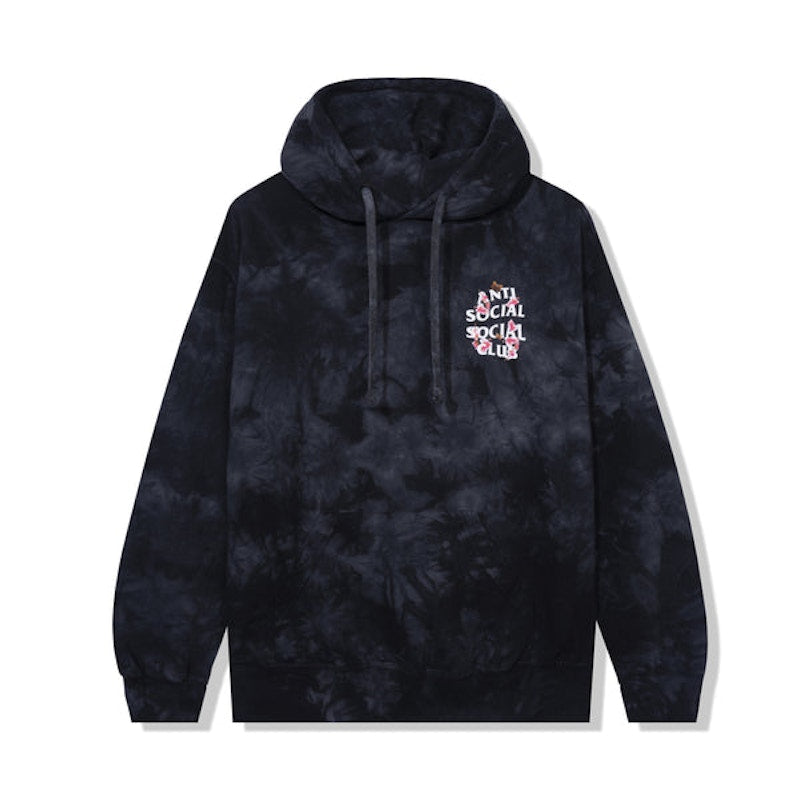 Anti Social Social Club Kkoch Never Dies Hoodie Black Tie Dye
