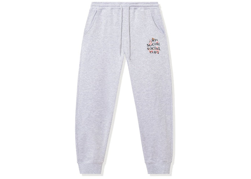 Anti Social Social Club Kkoch Sweatpants Heather Grey
