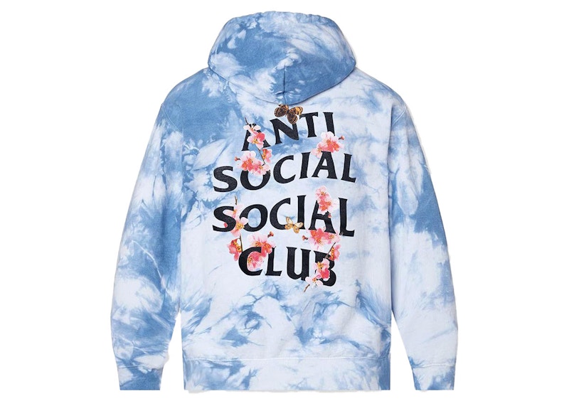 Anti Social Social Club Kkotch F&F Hoodie Crystal Blue
