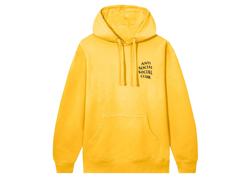 Anti Social Social Club Kkotch Hoodie Yellow