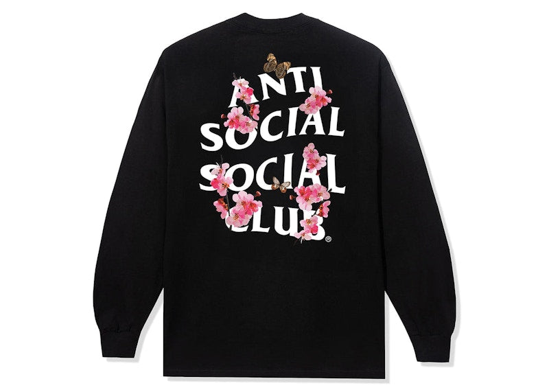 Anti Social Social Club Kkotch Long Sleeve Black