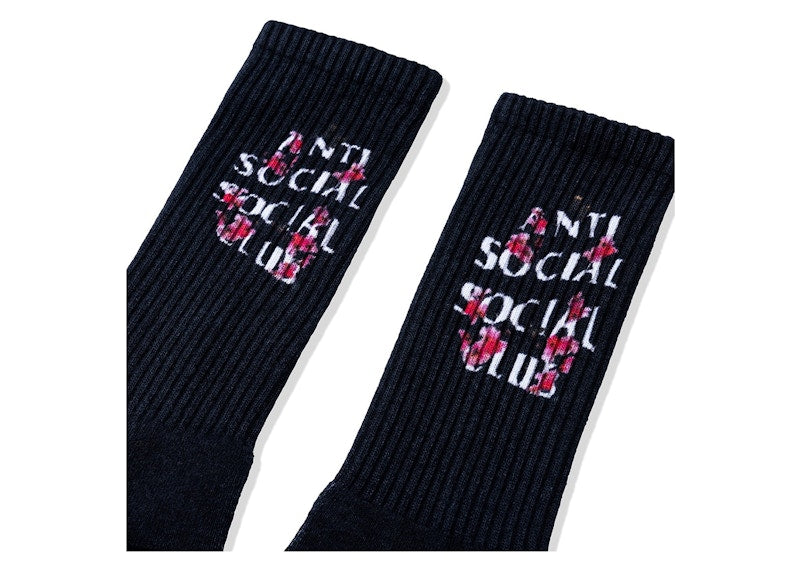 Anti Social Social Club Kkotch Socks Black