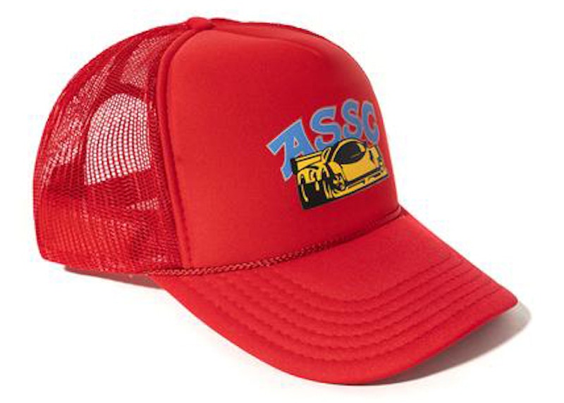 Anti Social Social Club Last Place Trucker Cap Red