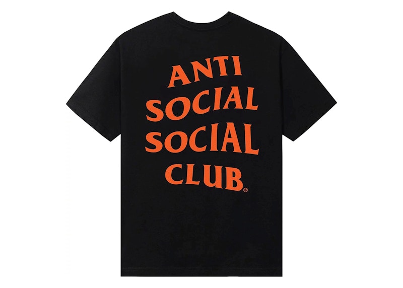 Anti Social Social Club Mind Games Tee Black/Orange