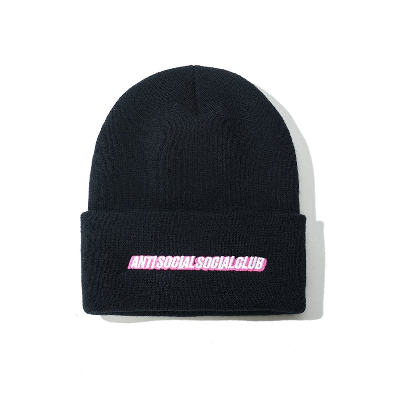 Anti Social Social Club Mr. Bean Knit Cap (FW19) Black