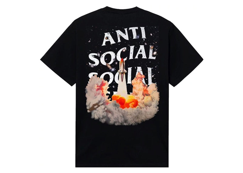 Anti Social Social Club Nasa Phenomena Tee Black