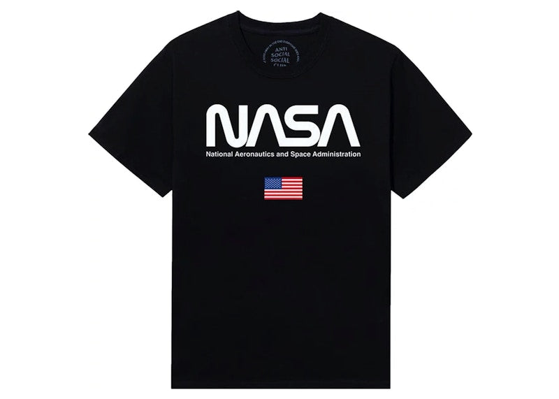 Anti Social Social Club Nasa Phenomena Tee Black