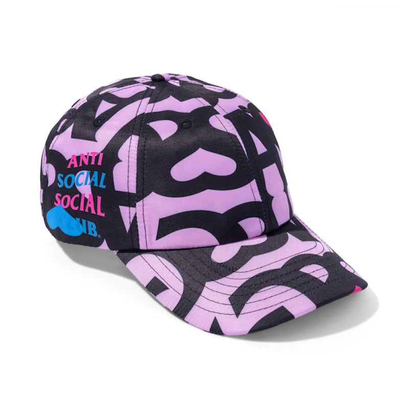 Anti Social Social Club Negative Space Cap Pink