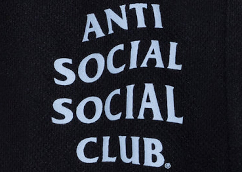 Anti Social Social Club Never Made The Team Mesh Shorts Black