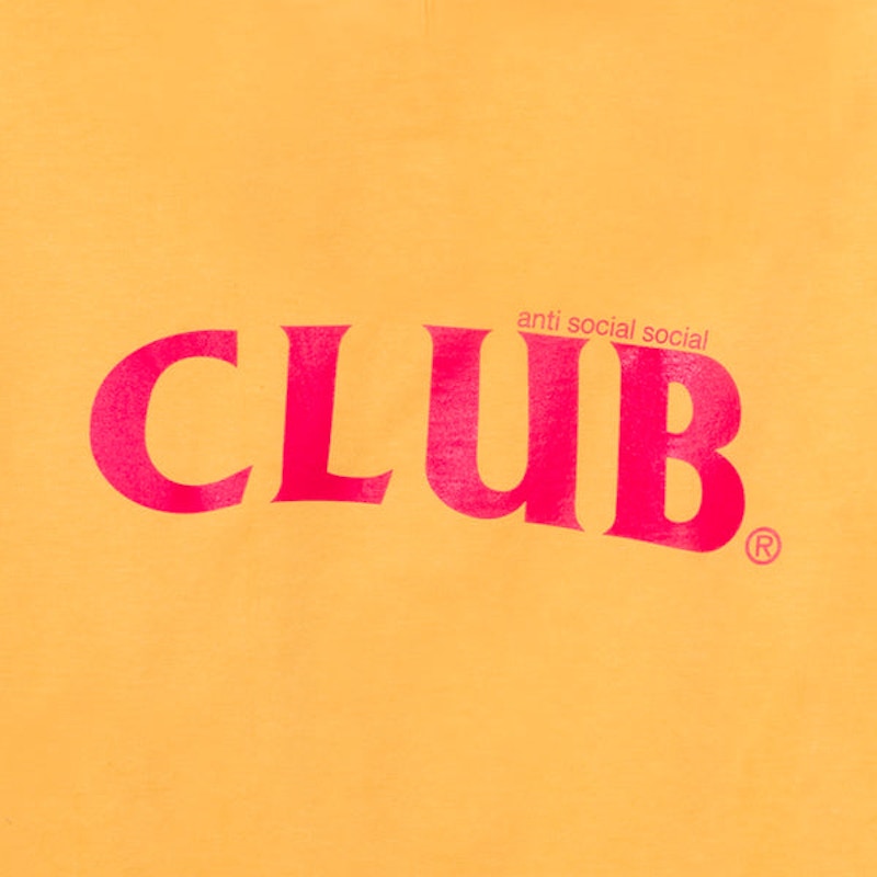 Anti Social Social Club Oh That Club Hoodie Gold