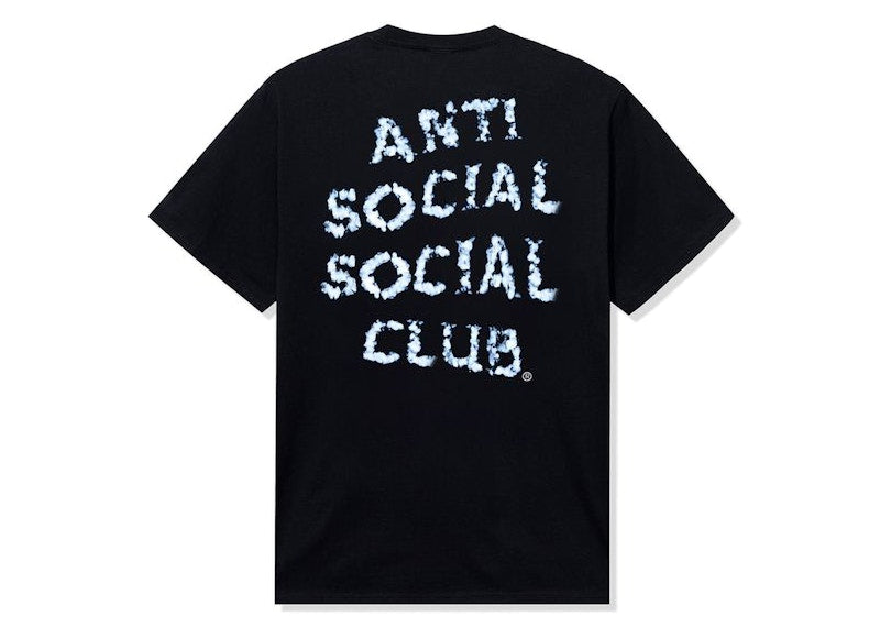 Anti Social Social Club Partly Cloudy Tee Black