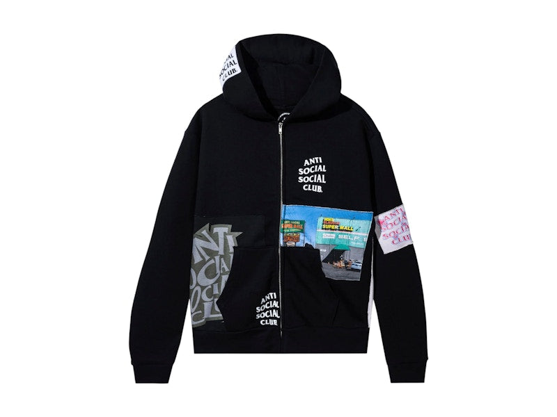 Anti Social Social Club Patchwork Hoodie Multicolor