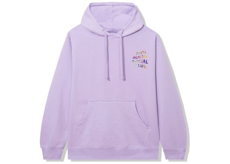 Anti Social Social Club Pedals On The Floor Hoodie Lavendar