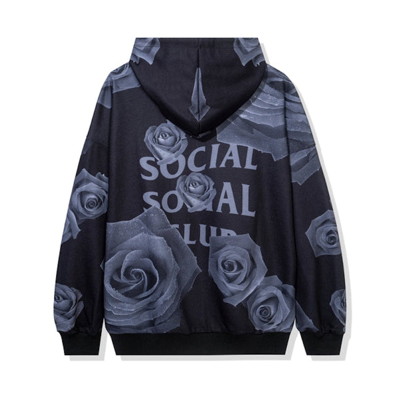 Anti Social Social Club Petal To The Floor Hoodie Black