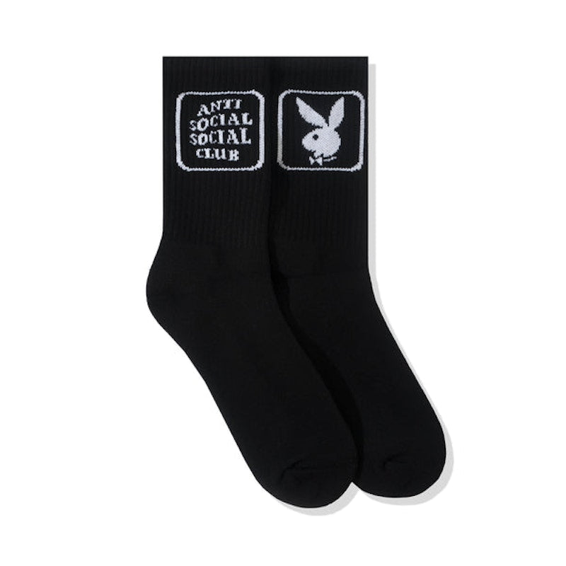 Anti Social Social Club Playboy Bunny Socks Black