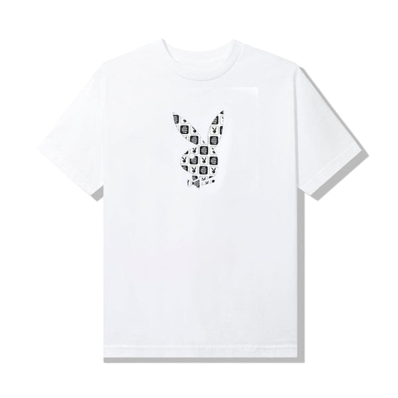 Anti Social Social Club Playboy Checkered T-shirt White