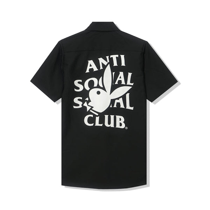 Anti Social Social Club Playboy Photographer Work Shirt Black