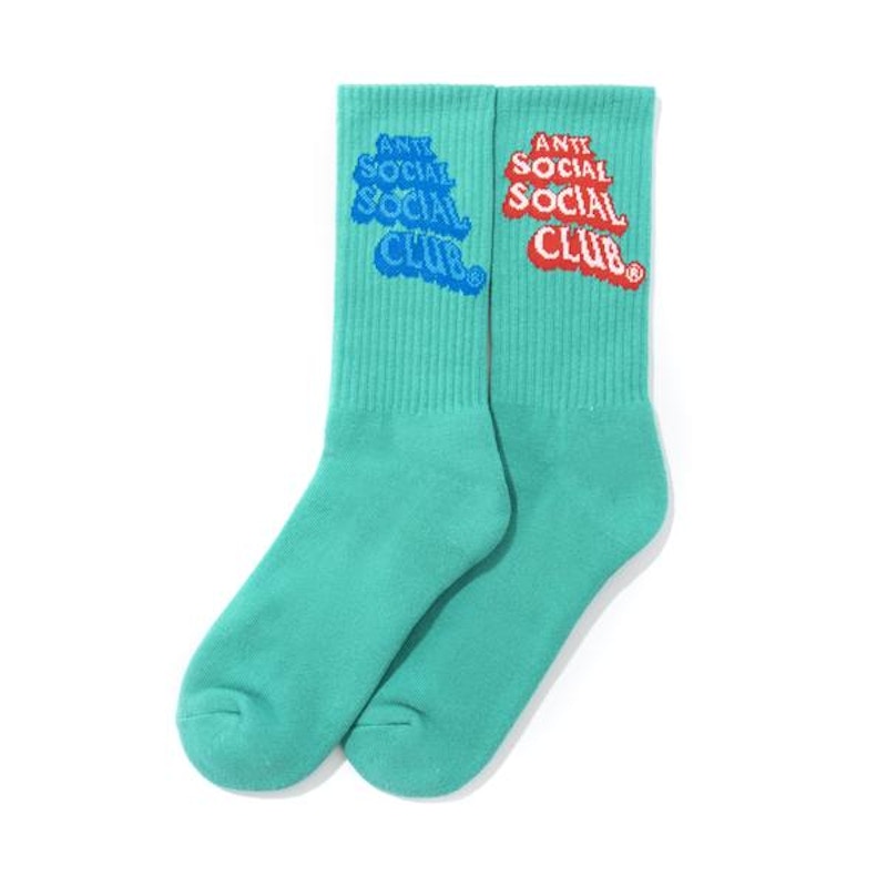 Anti Social Social Club Pop Up Socks Green