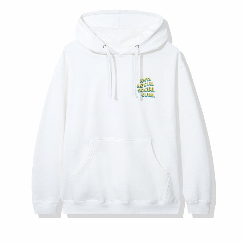 Anti Social Social Club Popcorn Hoodie White