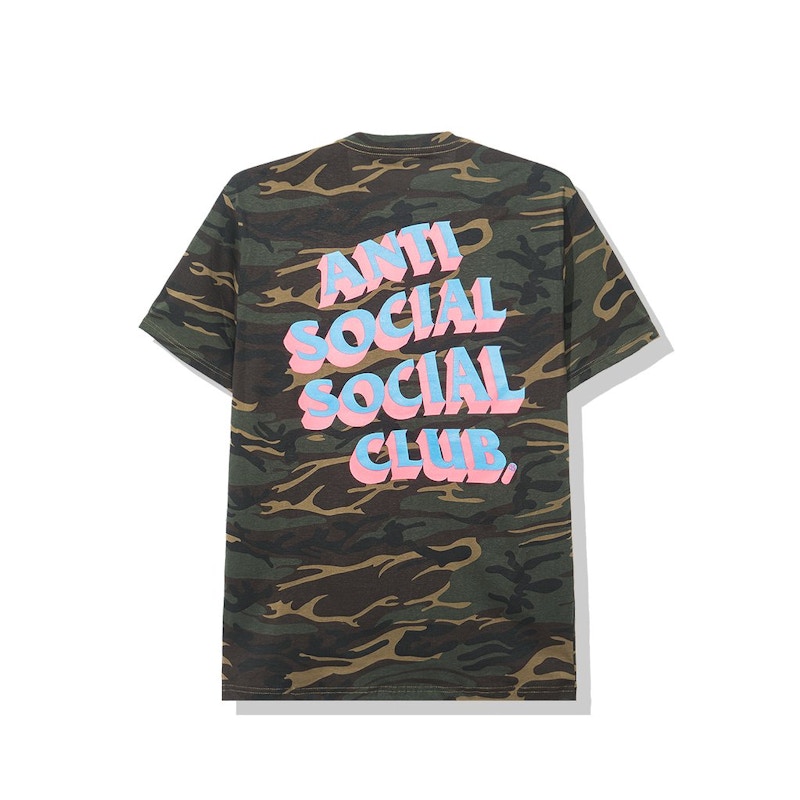 Anti Social Social Club Popcorn Tee Camo