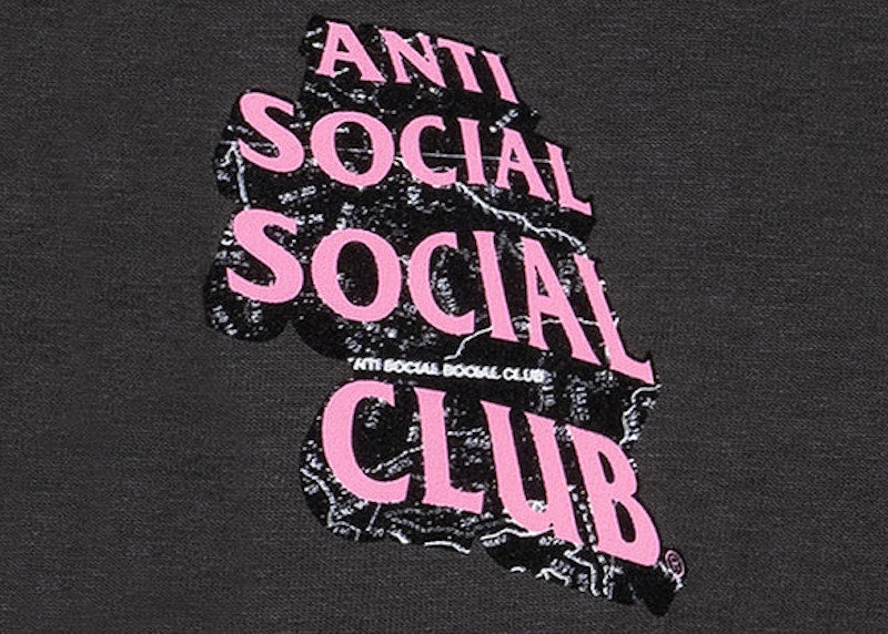 Anti Social Social Club Quest For Love Hoodie Charcoal
