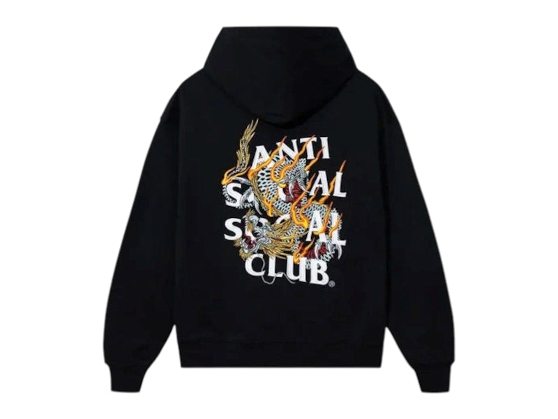 Anti Social Social Club Quivering Liquids Hoodie Black