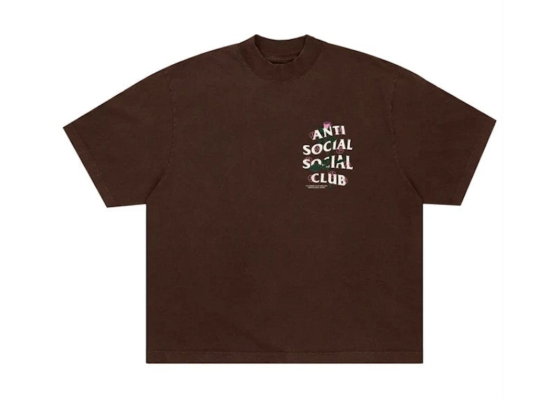 Anti Social Social Club Sadboyz Fin De Semana Tee Brown