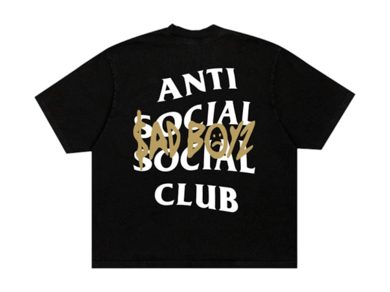 Anti Social Social Club Sadboyz Sad Boyz Tee Black