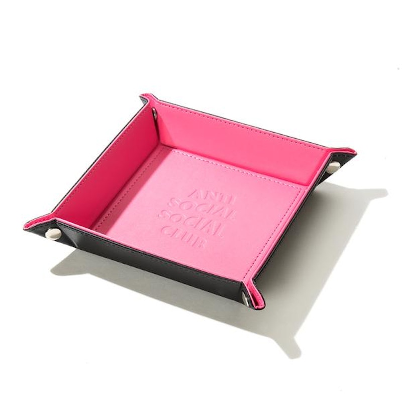 Anti Social Social Club Scratched Tray Pink/Black