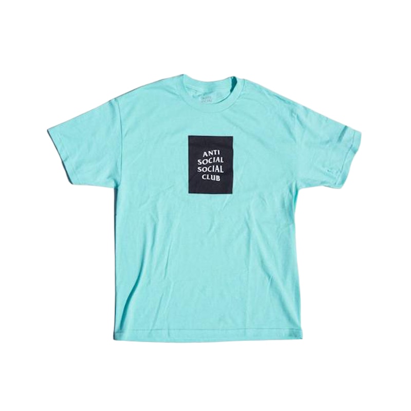 Anti Social Social Club Seafoam Box Logo Tee Mint Green