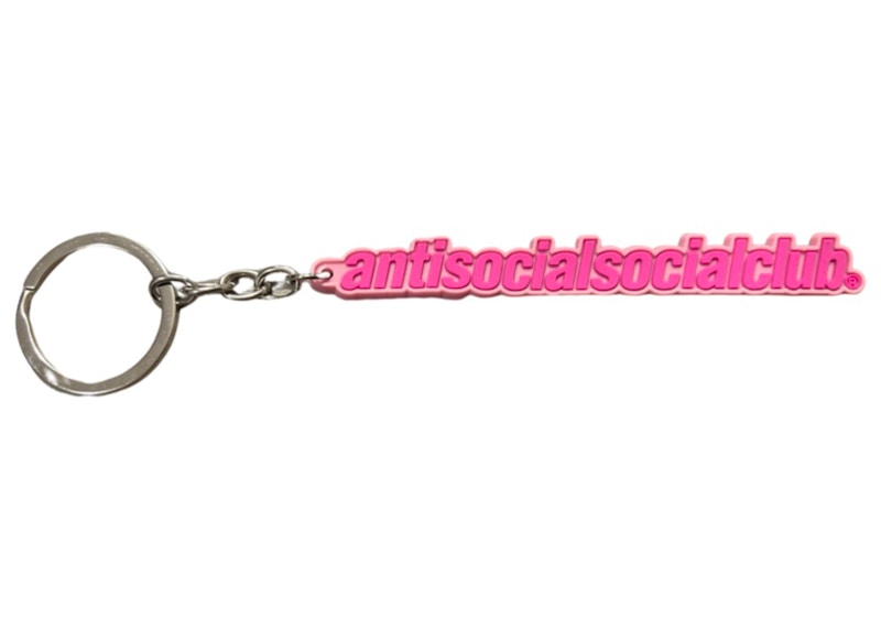 Anti Social Social Club Sidekick Keychain Pink