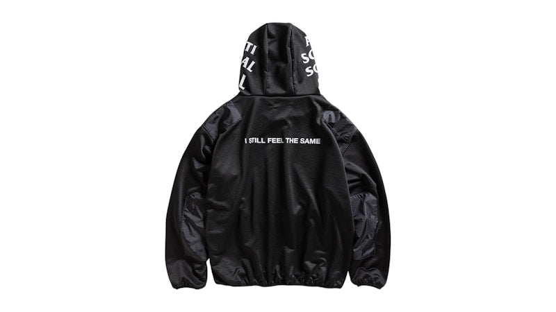 Anti Social Social Club Ski-Mask Hoodie Black