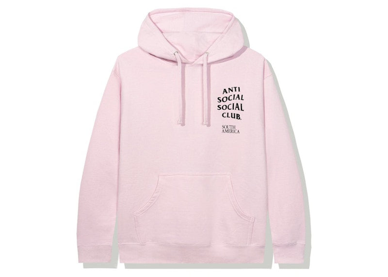 Anti Social Social Club South America Hoodie Pink