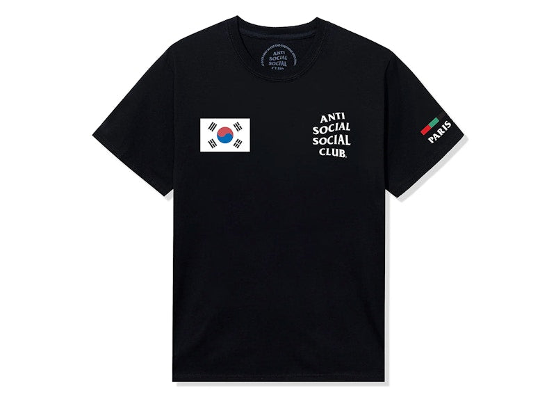 Anti Social Social Club South Korea Tee Black