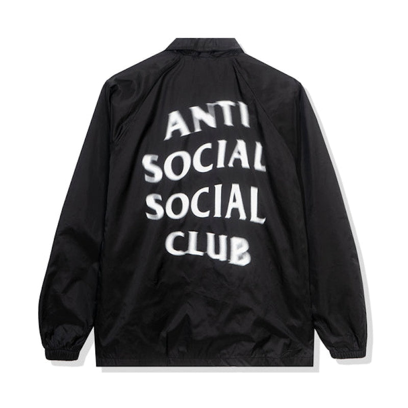 Anti Social Social Club Spiraled Coach Jacket Black