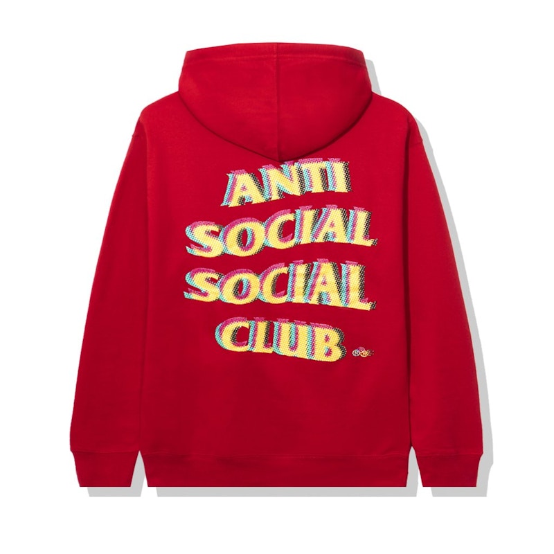 Anti Social Social Club Stir Crazy Hoodie Red