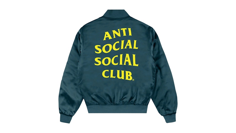 Anti Social Social Club Strange Days Bomber Jacket Teal
