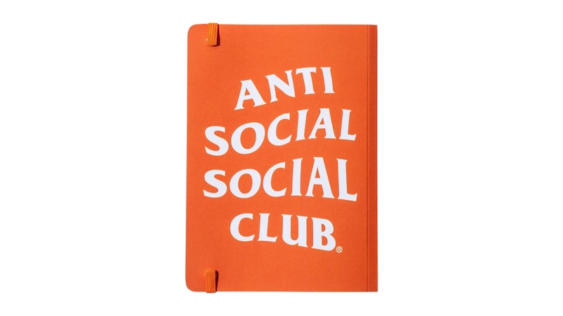 Anti Social Social Club Strange Days Notebook True Orange