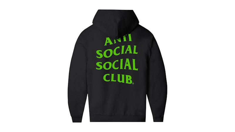 Anti Social Social Club Strange Days Zip Hoodie Black