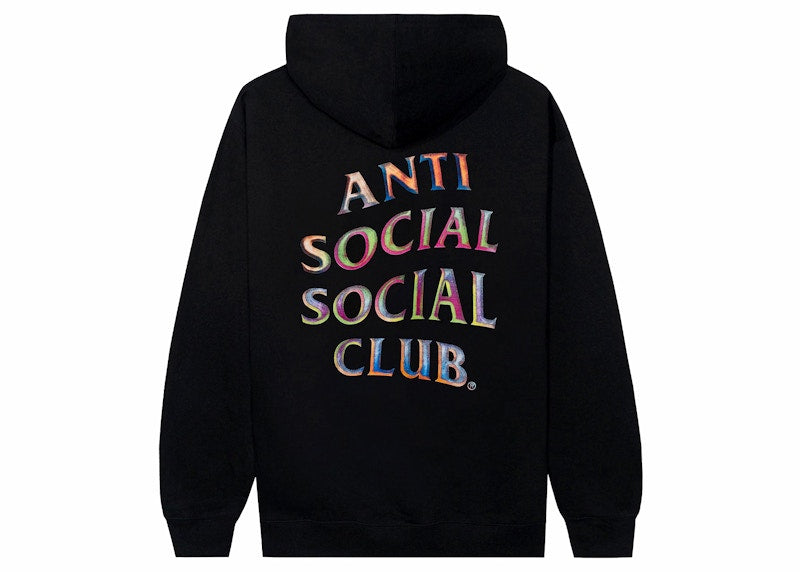 Anti Social Social Club Temporary Memory Hoodie Black