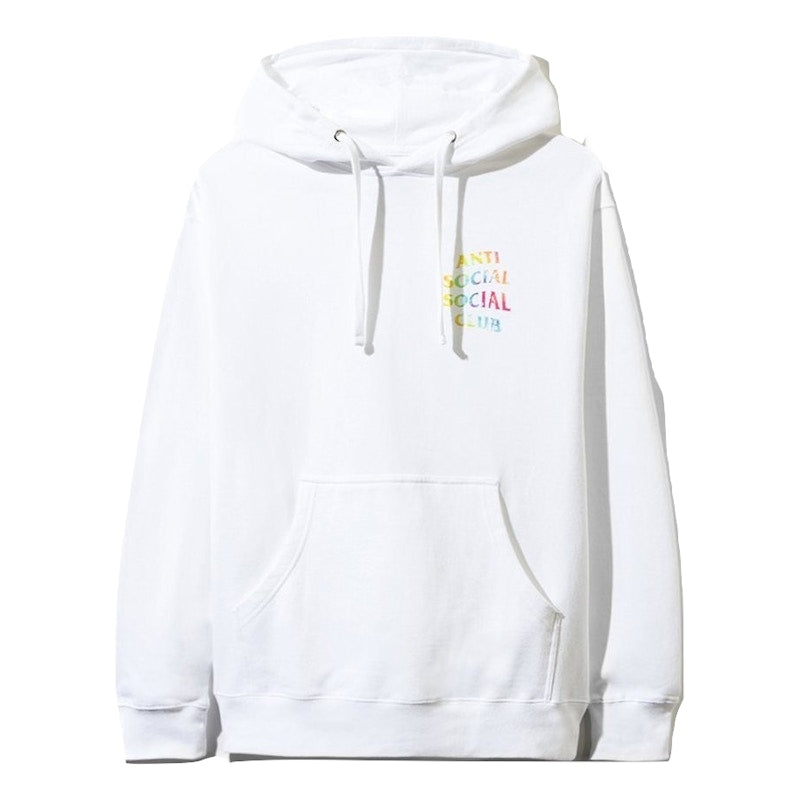 Anti Social Social Club Thai Dye Hoodie White