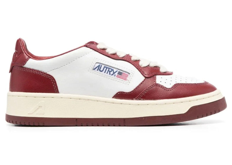 Autry Medalist Leather Low White Syrah (Women's)