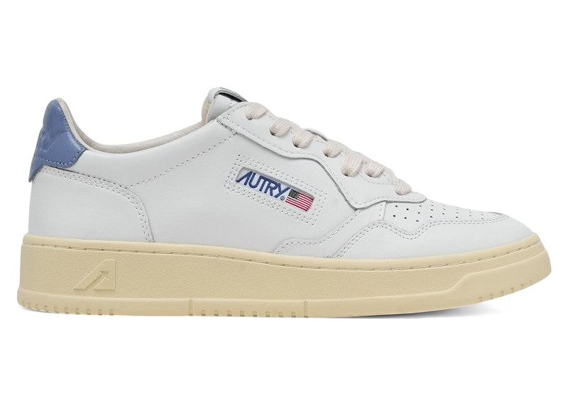 Autry Medalist Leather Low White Tempest (Women's)